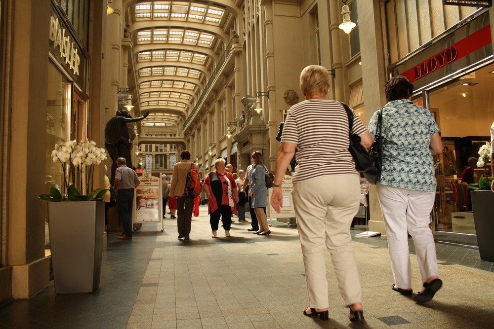 Bald also auch in Passagen und Höfen der Leipziger Innenstadt: WLAN für alle. Foto: Ralf Julke