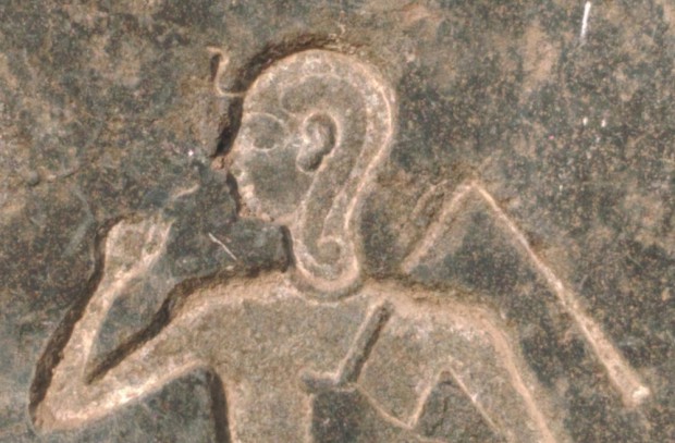 Darstellung des Sonnengottes als Kind um 380 v. Chr. Foto: Dietrich Raue