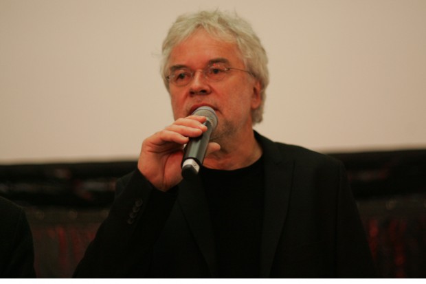 Andreas Voigt beantwortete anschließend Fragen zu seinem Film "Alles andere zeigt die Zeit" Foto: Sebastian Beyer