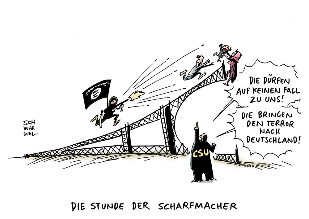 Karikatur: Schwarwel