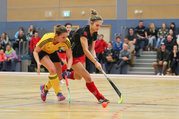 Leipzigs Kanadierin Jocelyn Mitchell in der Vorwärtsbewegung. Foto: Jan Kaefer