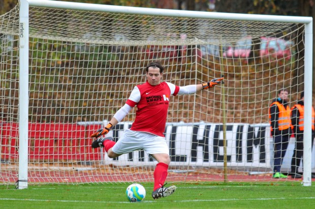 Torhüter Thomas Wedemann (Taucha) musste achtmal hinter sich greifen. Foto: Jan Kaefer