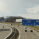 Groß, breit, schnell: Autobahn A14 bei Leipzig. Foto: Ralf Julke