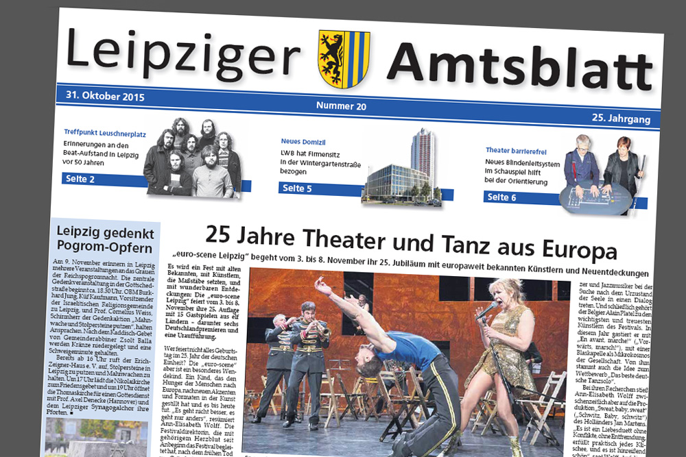 Titelseite des jüngsten Amtsblatts. Screenshot: L-IZ