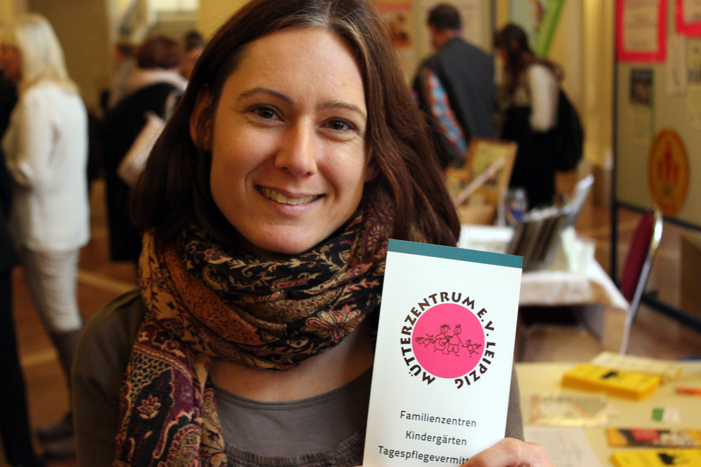 Antje Al Abbadi, Ansprechpartnerin für Weiterbildungen beim Mütterzentrum Leipzig. Foto: Volly TAnner