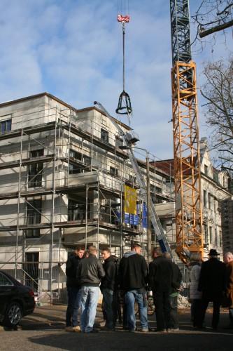 Richtfest in der Bleichertstraße. Foto: W&R Media