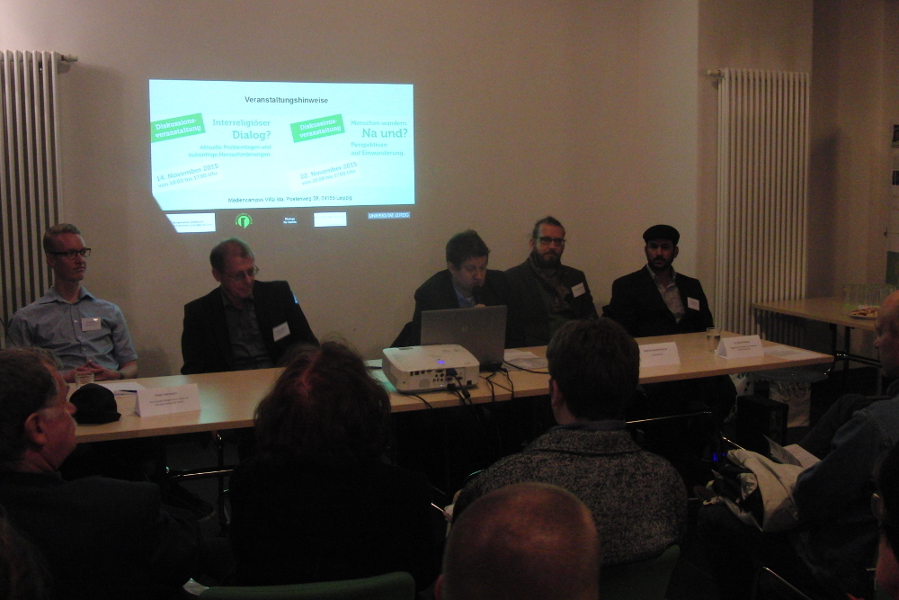 Diskussionsveranstaltung zum Moscheebau in Gohlis. Foto: René Loch