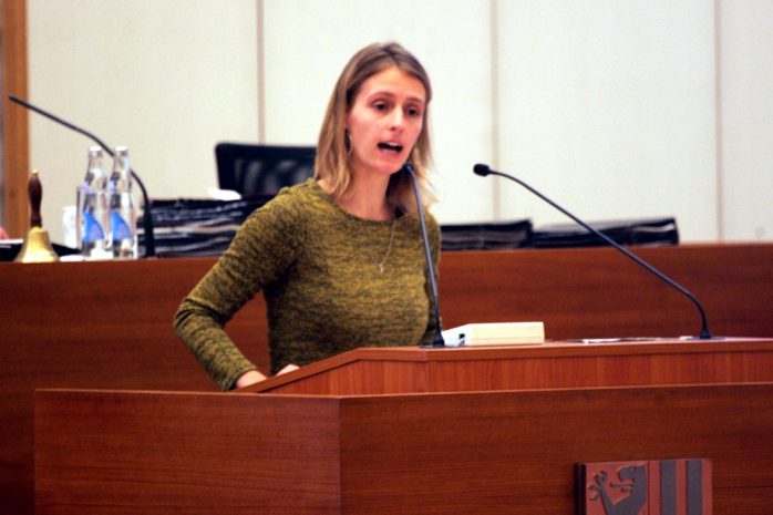 Franziska Riekewald (Die Linke). Foto: L-IZ.de