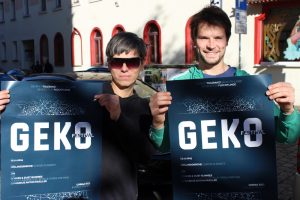 Die beiden Organisatoren des GEKO-Benefiz-Festivals Sebastian und Martin. Foto: Volly Tanner