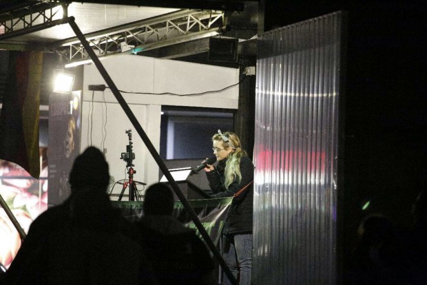 Helene aus Chemnitz. Überall "Dreckschweine", wo Asylbewerber sind. Foto: L-IZ.de