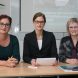 Die Expertinnen der Verbraucherzentrale: Andrea Heyer (Geschäftsführerin der Verbraucherzentrale Sachsen), Dorothea Mohn (Teamleiterin Finanzen beim Verbraucherzentrale Bundesverband) und Dr. Carmen Friedrich (Leiterin der Sonderuntersuchung). Foto: Verbraucherzentrale Sachsen