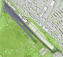 Der Masterplan für die Bebauung am Lindenauer Hafen. Grafik: LESG