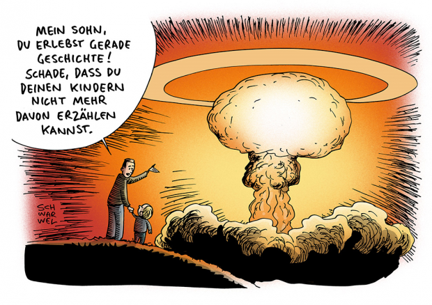 Karikatur: Schwarwel