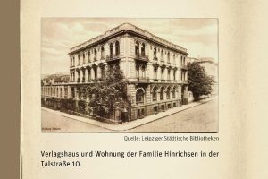 Das einstige Verlagshaus der Edition Peters in der Talstraße. Screenshot: L-IZ