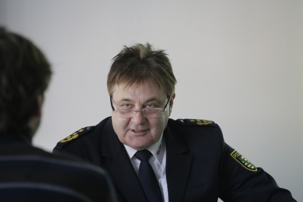 Polizeipräsident Bernd Merbitz appelliert an die Vorbildwirkung. Foto: Alexander Böhm