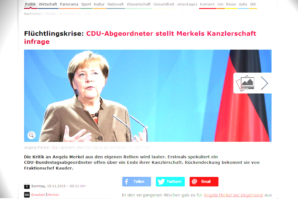 "Spiegel Online" bläst eine "Bild am Sonntag"-Meldung zum Artikel auf. Screenshot: L-IZ