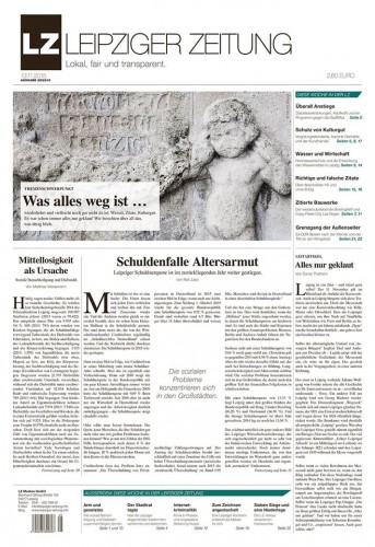 Die LZ - Ausgabe 25. Ab Freitag im Handel. Screen LEIPZIGER ZEITUNG