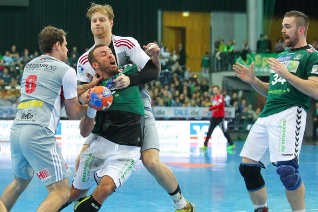 Philipp Pöter kämpfte und rackerte, doch ein Torerfolg blieb ihm diesmal verwehrt. Foto: Jan Kaefer