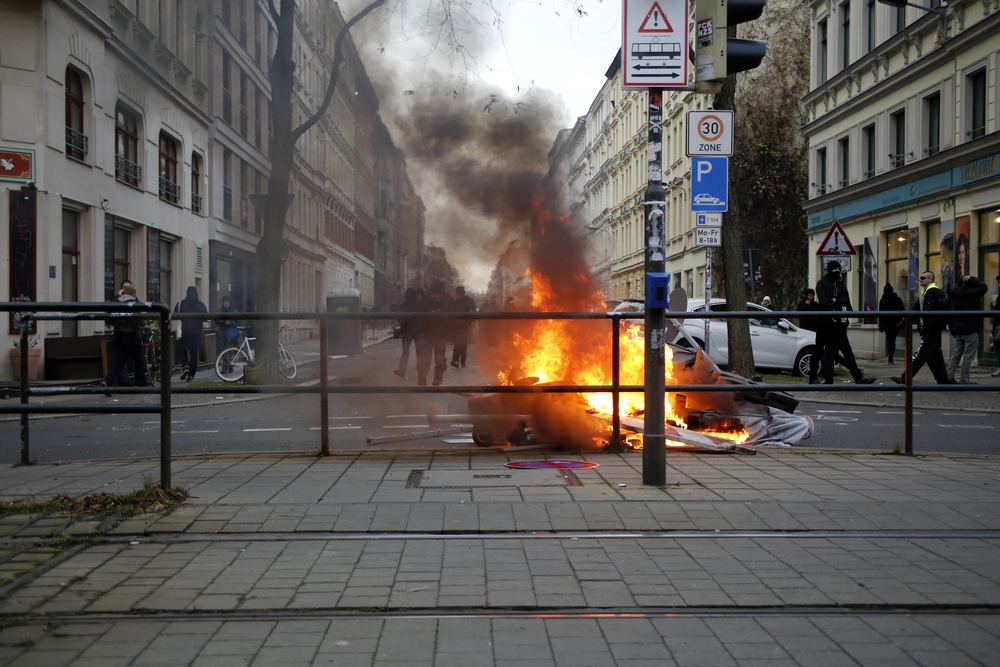 An vielen Stellen brannte es. Foto: L-IZ.de