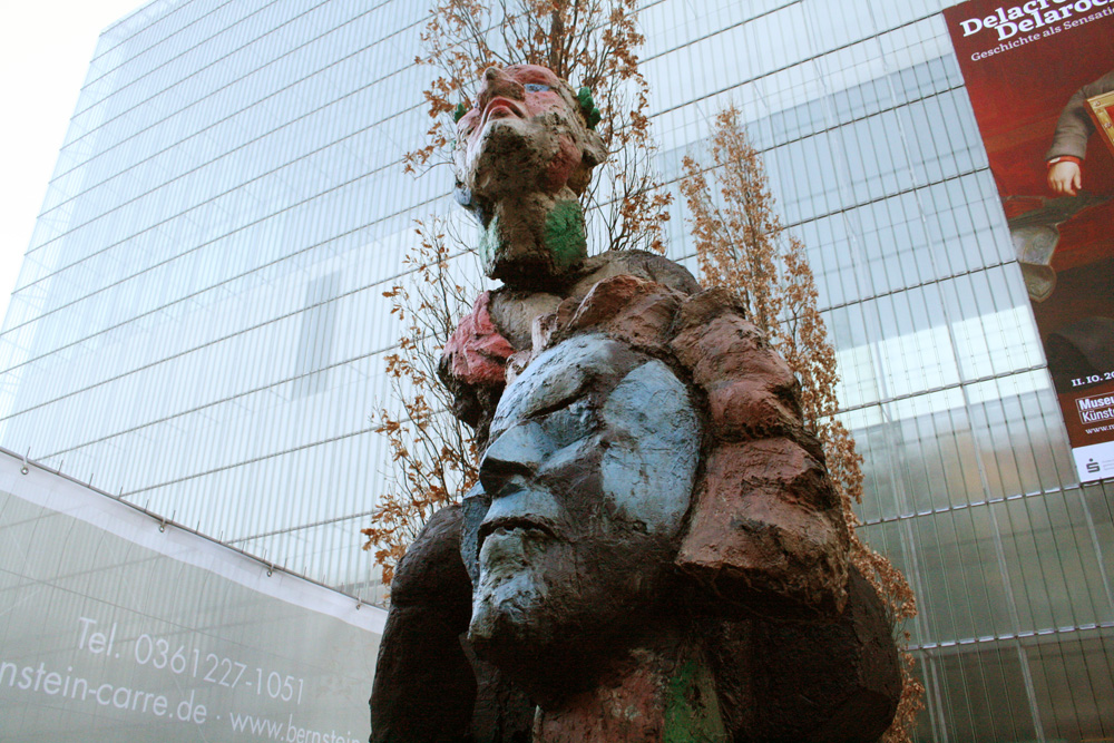 "Beethoven" von Markus Lüpertz. Foto: Ralf Julke