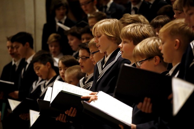 Der Thomanerchor beim Weihnachtsoratorium. Foto: Alexander Böhm