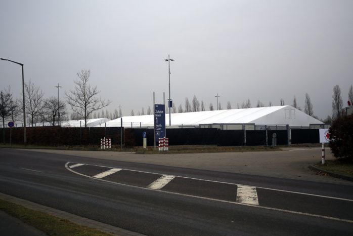 Erstaufnahmeeinrichtung am Handelsring. Foto: Alexander Böhm