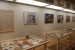 Tono/Japan: Neben Exponaten und Dokumenten aus dem Brüder-Grimm-Haus werden Fotografien aus dem hessischen Steinau gezeigt in interessanten hellen und variablen Ausstellungs-Wechsel-Vitrinen. Japaner kennen Märchen und die Grimm-Art Märchen zu erzählen. Foto: Karsten Pietsch