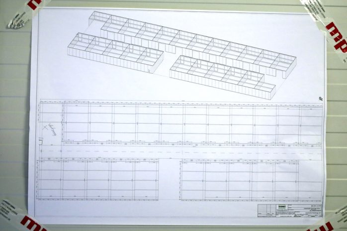 Lageplan eines Zeltes. Foto: Alexander Böhm