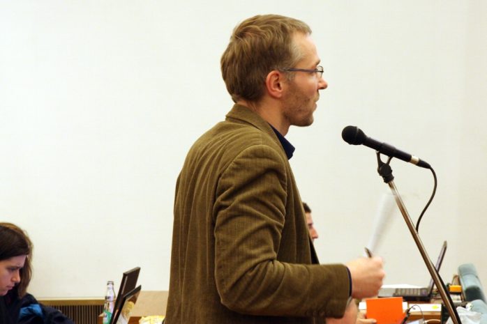 Mathias Weber (SPD) mit eigenem Antrag. Foto: L-IZ.de