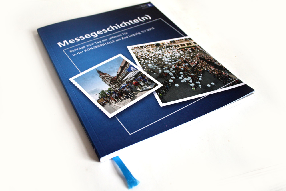 Jubiläumsbroschüre: Messegeschichte(n). Foto: Ralf Julke