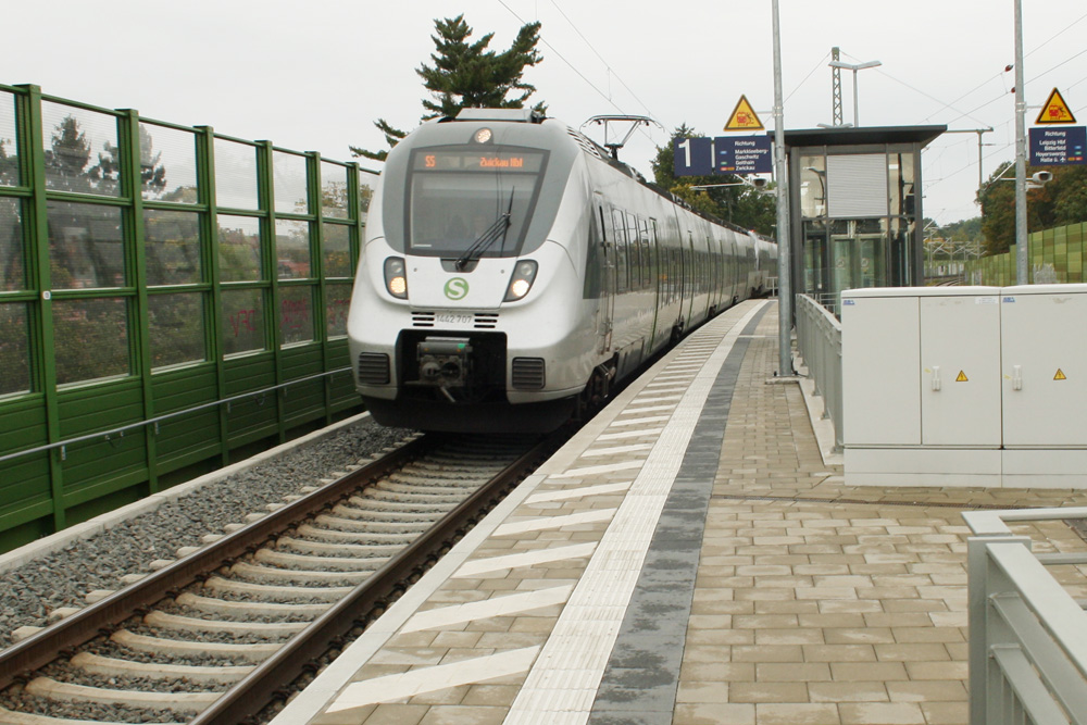 In Markkleeberg wird sich der S-Bahn-Takt deutlich verdichten. Foto: Ralf Julke