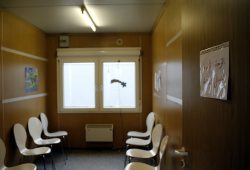 Wartezimmer für die medizinische Behandlung. Foto: Alexander Böhm