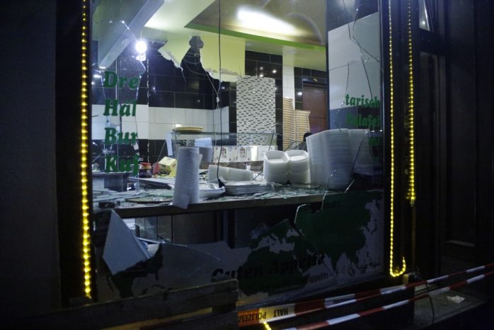 22:47 Uhr: Beträchtliche Schäden im Shahia. Foto: L-IZ.de