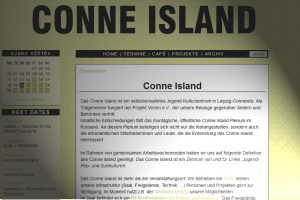 Die Homepage des Conne Island. Screenshot: L-IZ
