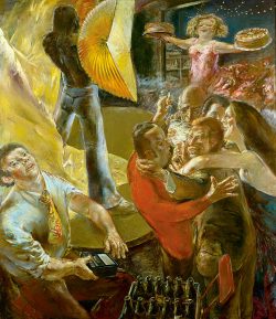 Sighard Gille: Brigadefeier (1977). Foto: VG Bild-Kunst Bonn