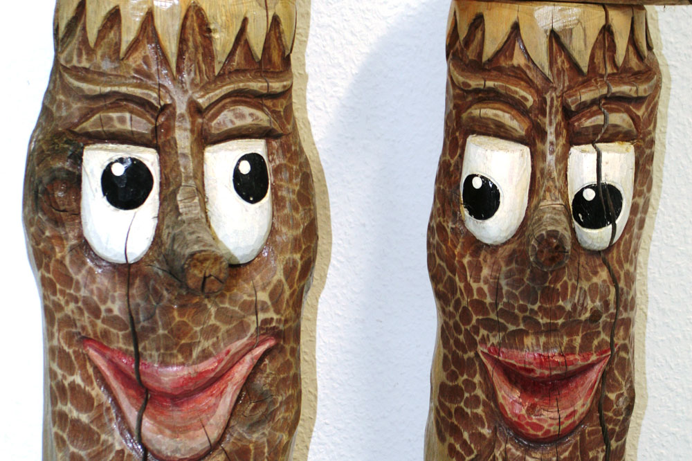 Wem gehören diese Holzfiguren? Foto: PD Leipzig