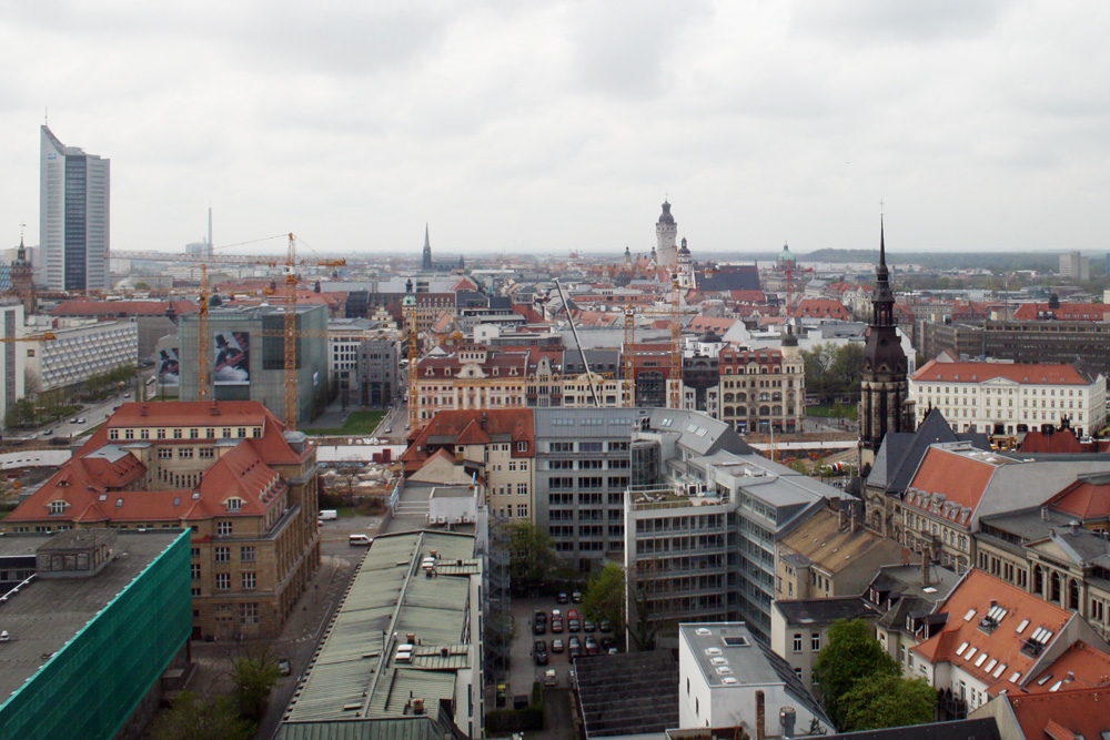 Die natürliche Mitte der Metropolregion: Leipzig 2011. Foto: Ralf Julke