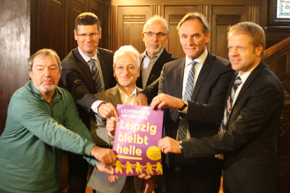 Gemeinsam zeigen, wofür Leipzig steht: Leipzig bleibt helle. Foto: Ralf Julke