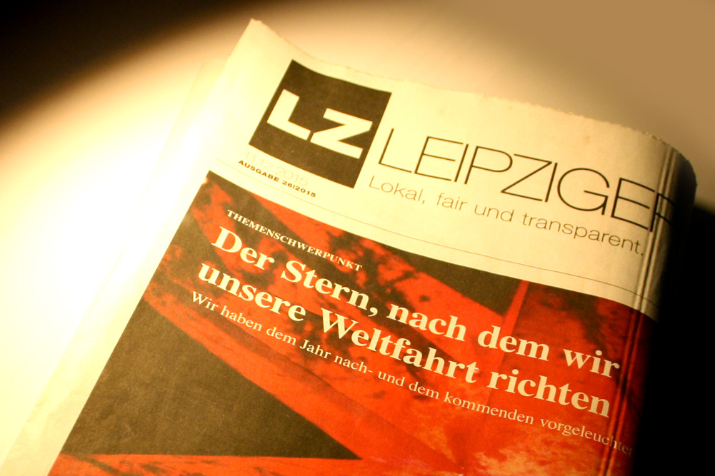 Die Dezember-Ausgabe der "Leipziger Zeitung". Foto: Ralf Julke