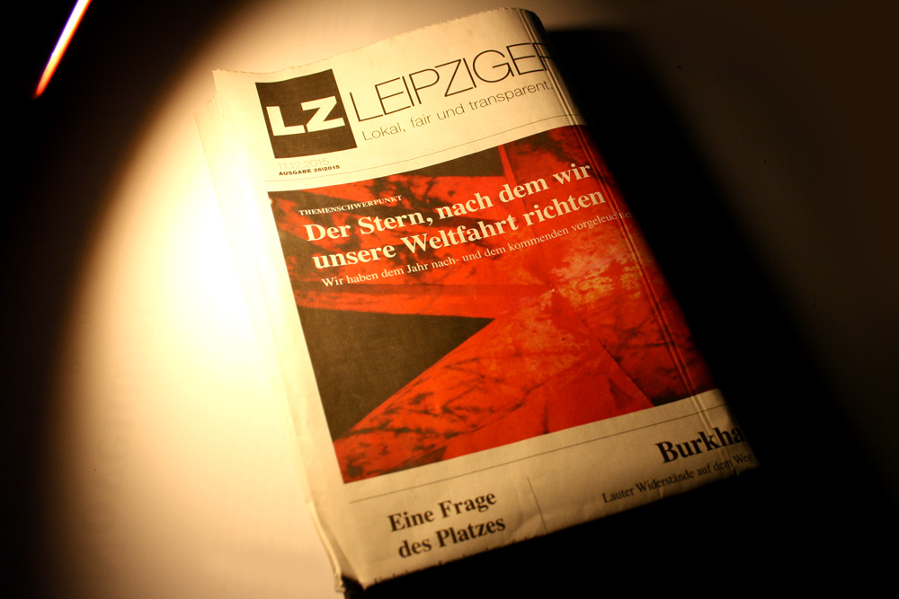 Die Dezember-Ausgabe der "Leipziger Zeitung". Foto: Ralf Julke