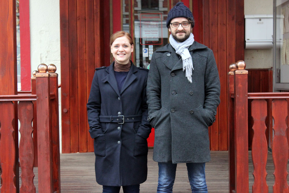 Die Organisatoren von Music with Friends, Franziska und Jörg. Foto: Volly Tanner