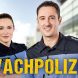Werbeplakat für die Wachpolizei. Foto: Freistaat Sachsen / SMI