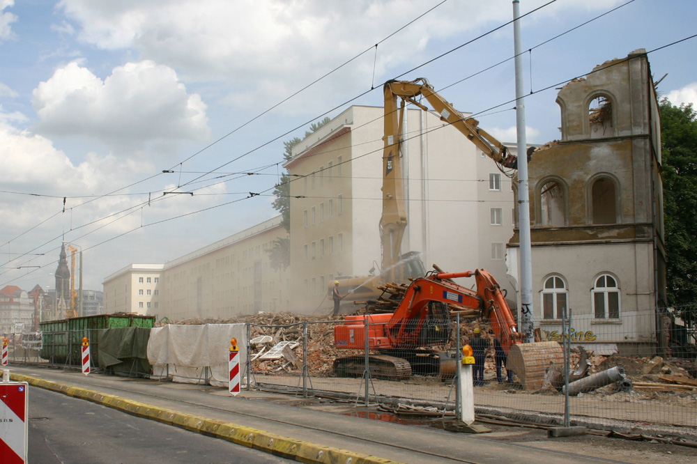 Abriss 2005 in Leipzig. Foto: Ralf Julke