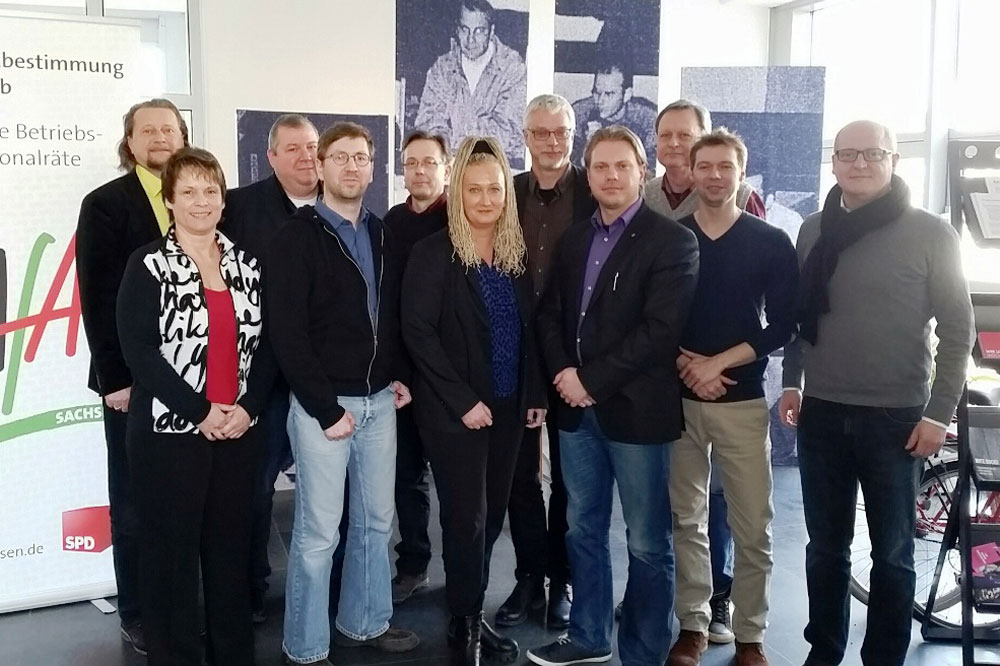 AfA-Landesvorstand. Foto: SPD Sachsen.