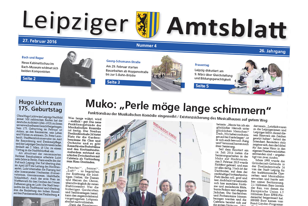 Leipziger Amtsblatt vom 27. Februar 2016. Screenshot: L-IZ