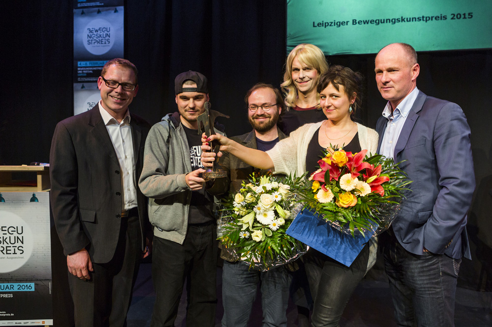 Leipziger Bewegungskunstpreis 2015. Foto: Rolf Arnold
