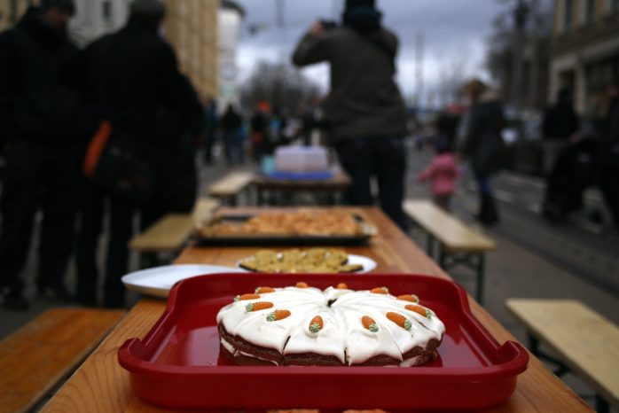 Die Kuchenmeile. Foto: Alexander Böhm