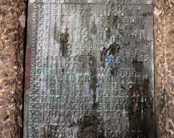 Der obere Teil der Platte. Foto: PD Leipzig