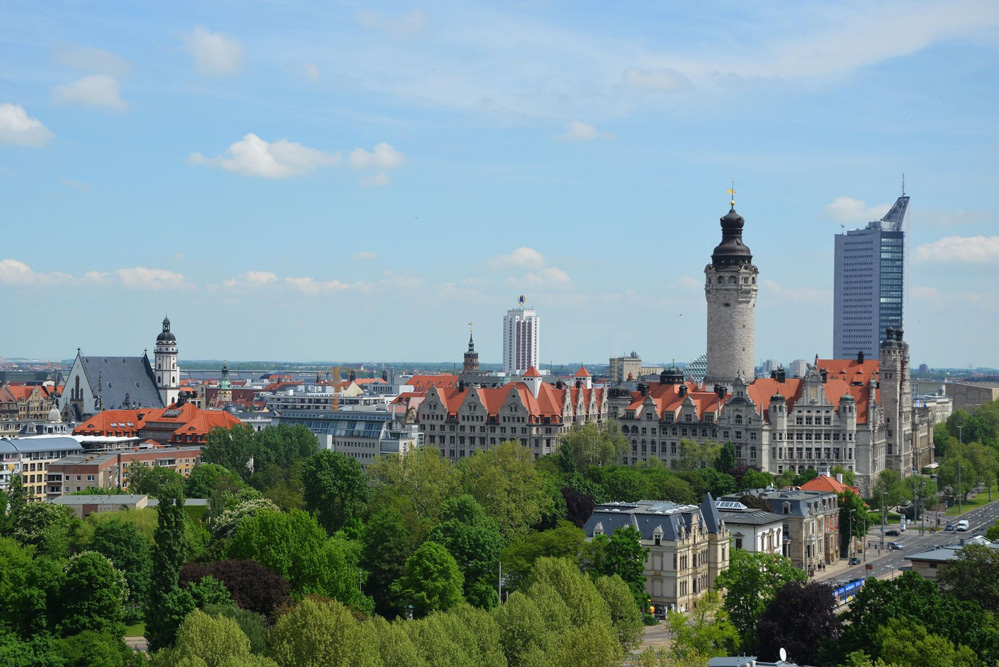 Die Leipziger Skyline. Foto: Andreas Schmidt / LTM