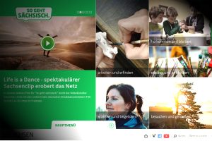 Die Website zur Image-Kampagne „So geht Sächsisch“. Screenshot: L-IZ